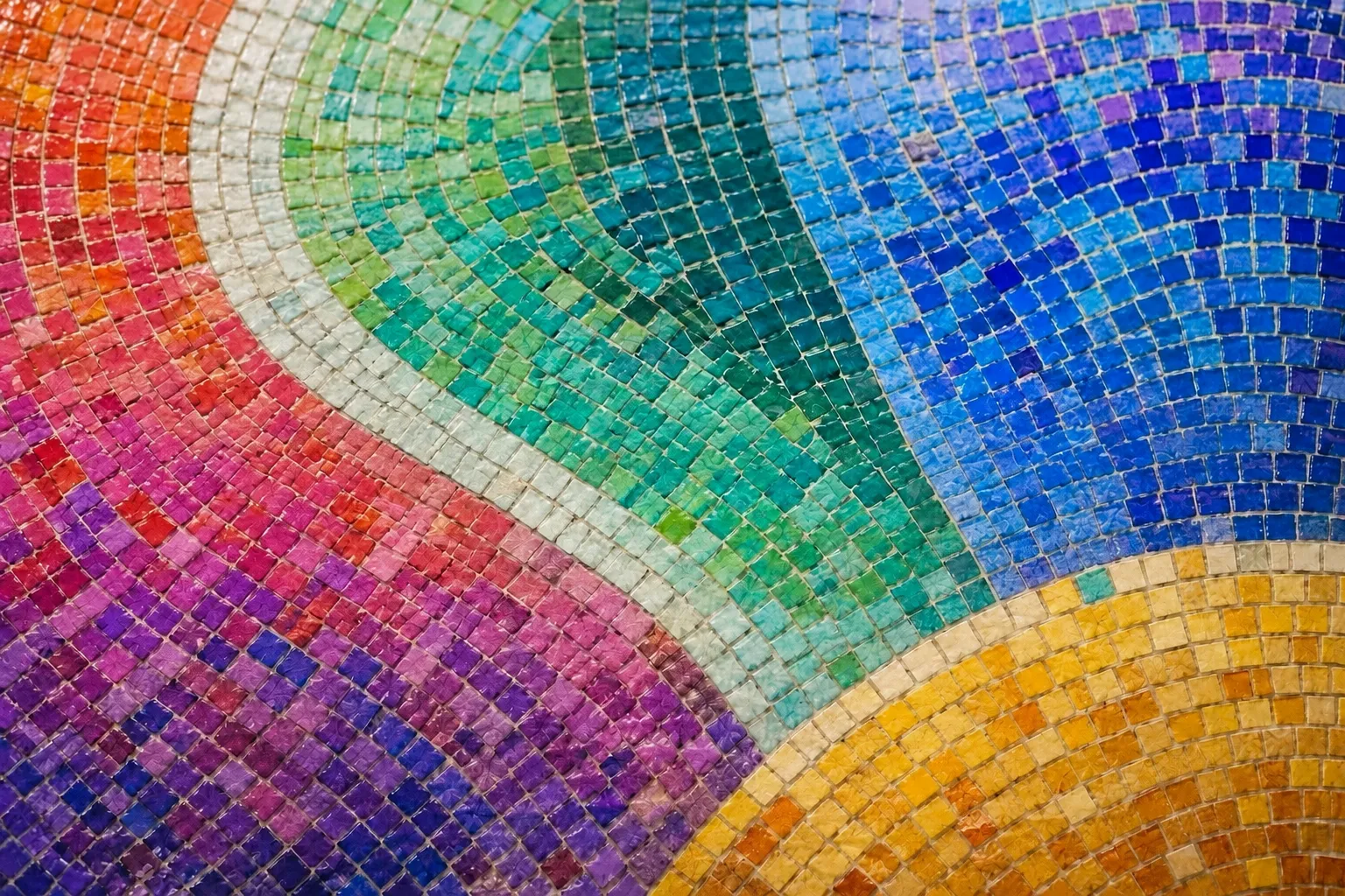 Mosaic Piecing Lives Together pattern no text